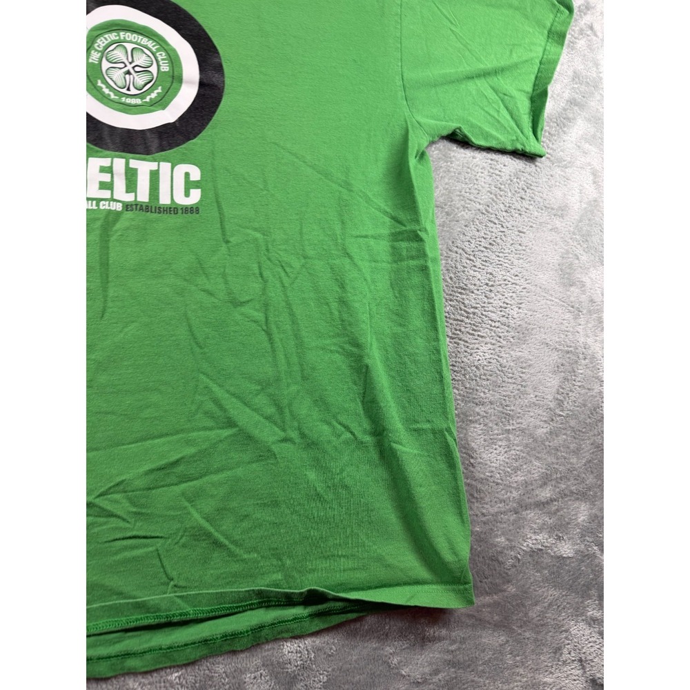Vtg Nike Team Celtic FC T Shirt Mens L Green Soccer Football Club Graphic Tee - Picture 3 of 8